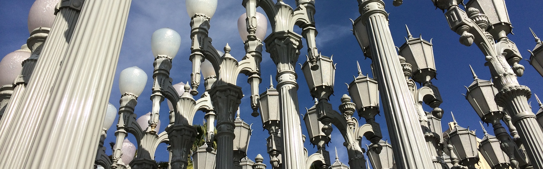 Urban lights at the Los Angeles County Museum of Art