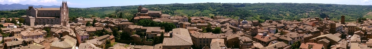View of Orvieto from the town's clocktower