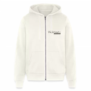 Bella + Canvas Unisex Full Zip Hoodie (black on light)