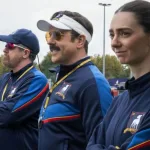 Ted Lasso Season 4 still image of the three coaches